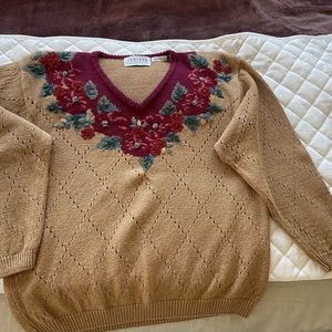 Vintage Embroidered Sweater